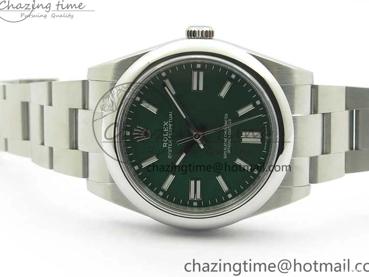 Best 124300 Bracelet Maker BP Green on SS Edition Oyster Dial 41mm Perpetual 0522